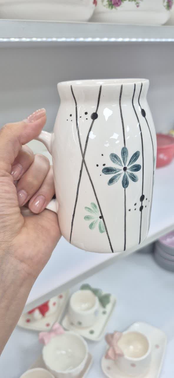 ماگ سرامیکی اسموتی نقاشی آبرنگی — تصویر ۸