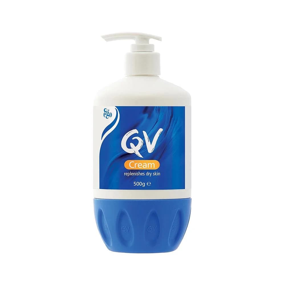 کرم دست و صورت پمپی کیو وی QV وزن 500 گرم — تصویر ۷
