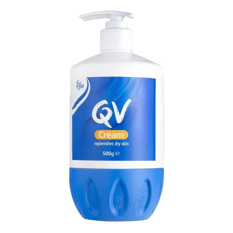 کرم دست و صورت پمپی کیو وی QV وزن 500 گرم — تصویر ۹