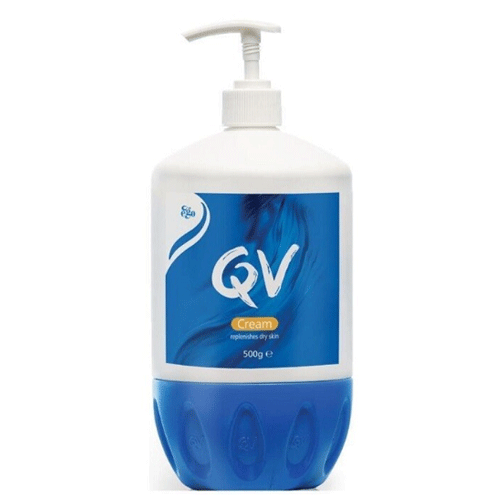 کرم دست و صورت پمپی کیو وی QV وزن 500 گرم — تصویر ۱۲