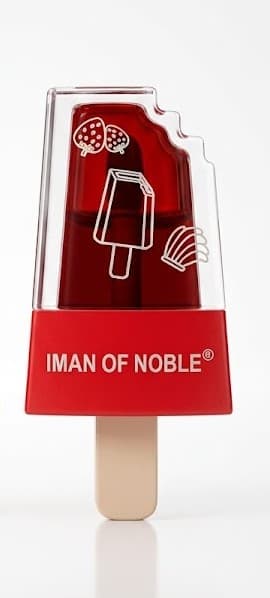 تینت لب طرح بستنی چوبی برند iman of noble