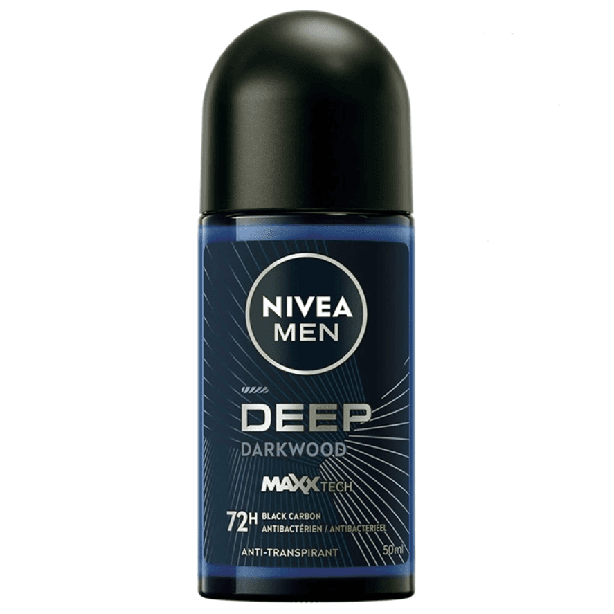 مام رولی نیوا Nivea مردانه مدل Deep Darkwood حجم 50 میل