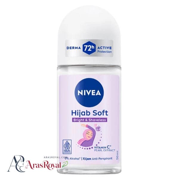 مام رولی نیوا Nivea زنانه (مخصوص بانوان با حجاب) مدل Hijab Soft حجم 50 میل — تصویر ۳