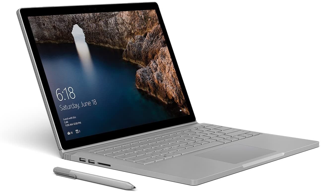 لپ تاپ surface book 1 i7-6600u 8gb 256ssd — تصویر ۲