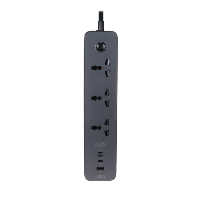 چندراهی برق JBQ مدل Multiple Security J725844 – مشکی (گارانتی یکساله رصاصی) — تصویر ۵