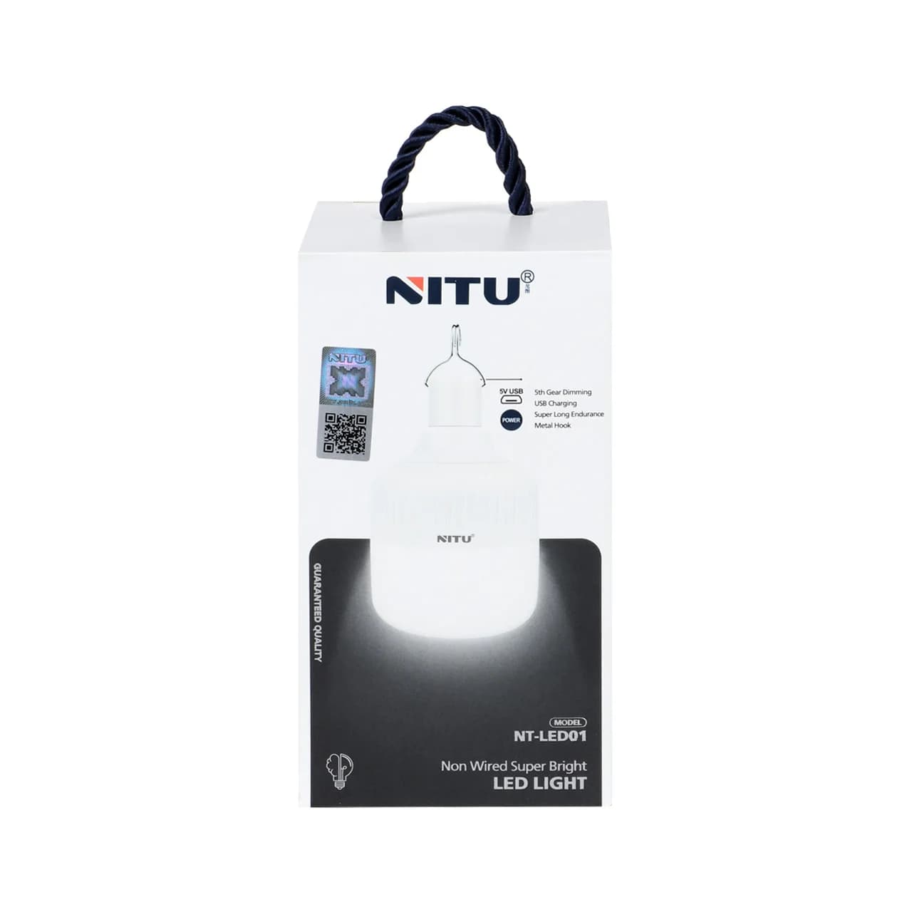 لامپ ال ای دی شارژی NITU LED01 – 20w — تصویر ۳