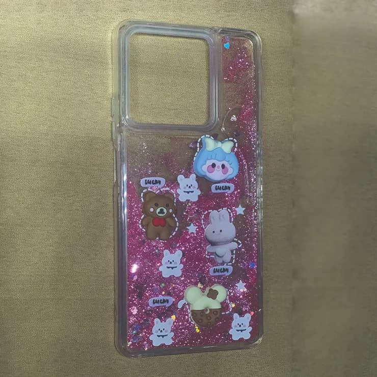 قاب گوشی Xiaomi Note 13 5G شفاف اکلیلی عروسکی برجسته Aquarium Case