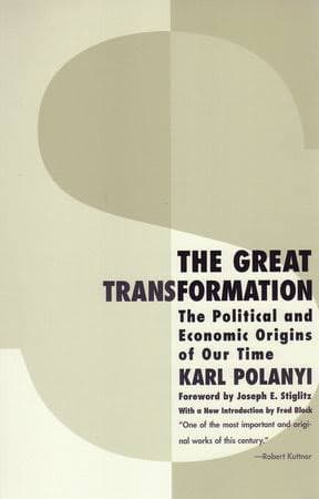 کتاب The Great Transformation (دگرگونی بزرگ) نسخه انگلیسی PDF | کارل پولانی