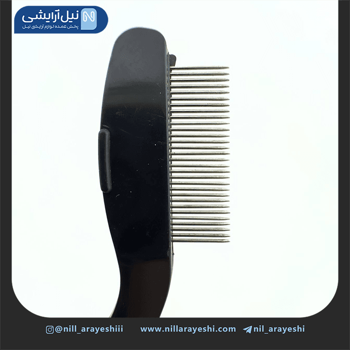 شانه مژه و ابرو فلزی تاشو — تصویر ۵