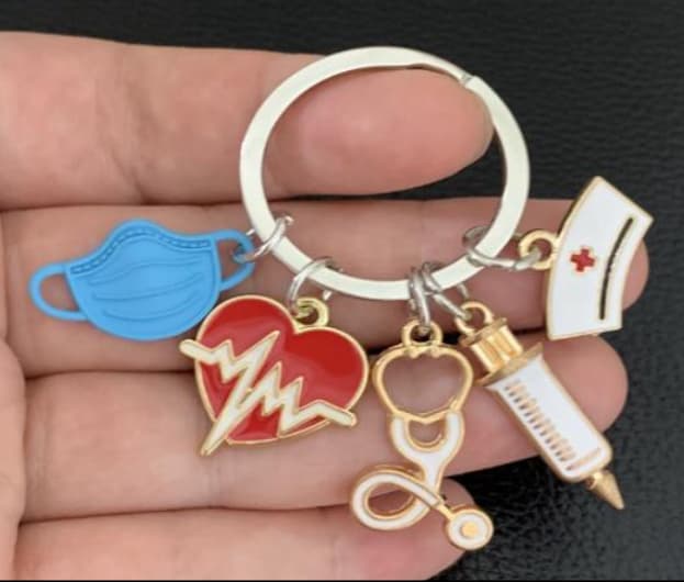 جاکلیدی پرستاری ماسک آبی کد KEY-007
