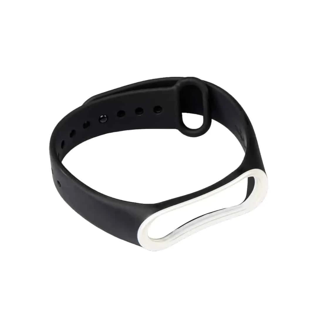 بند سیلیکونی یدک دستبند هوشمند شیائومی mi band مدل black — تصویر ۴
