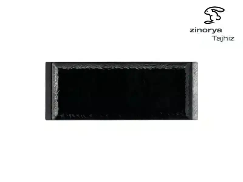 دیس رولت40*15 ملامین چروک مشکی 42