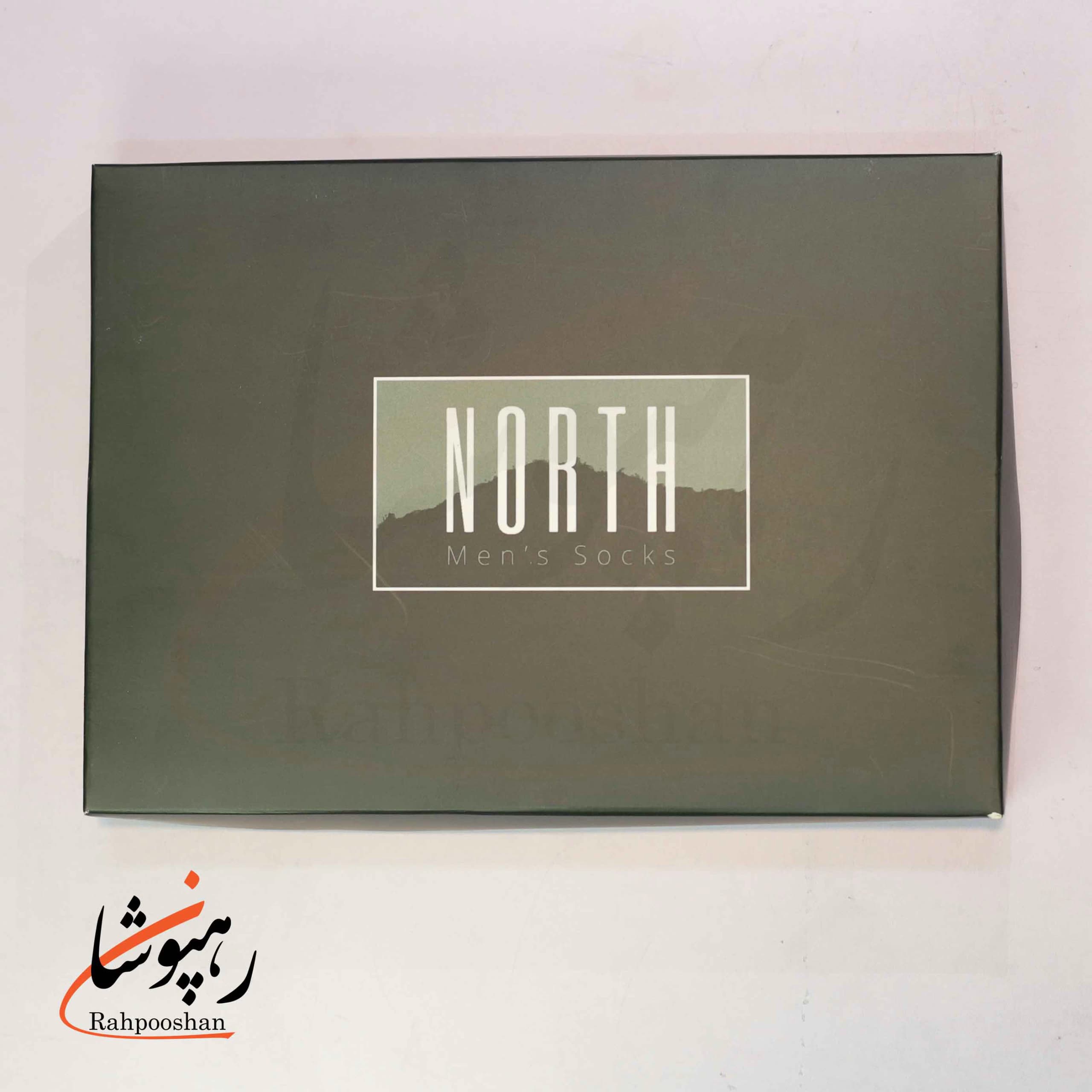 جوراب ساقدار 6 رنگ ساده نورث NORTH (پک 6 عددی)(320) — تصویر ۴