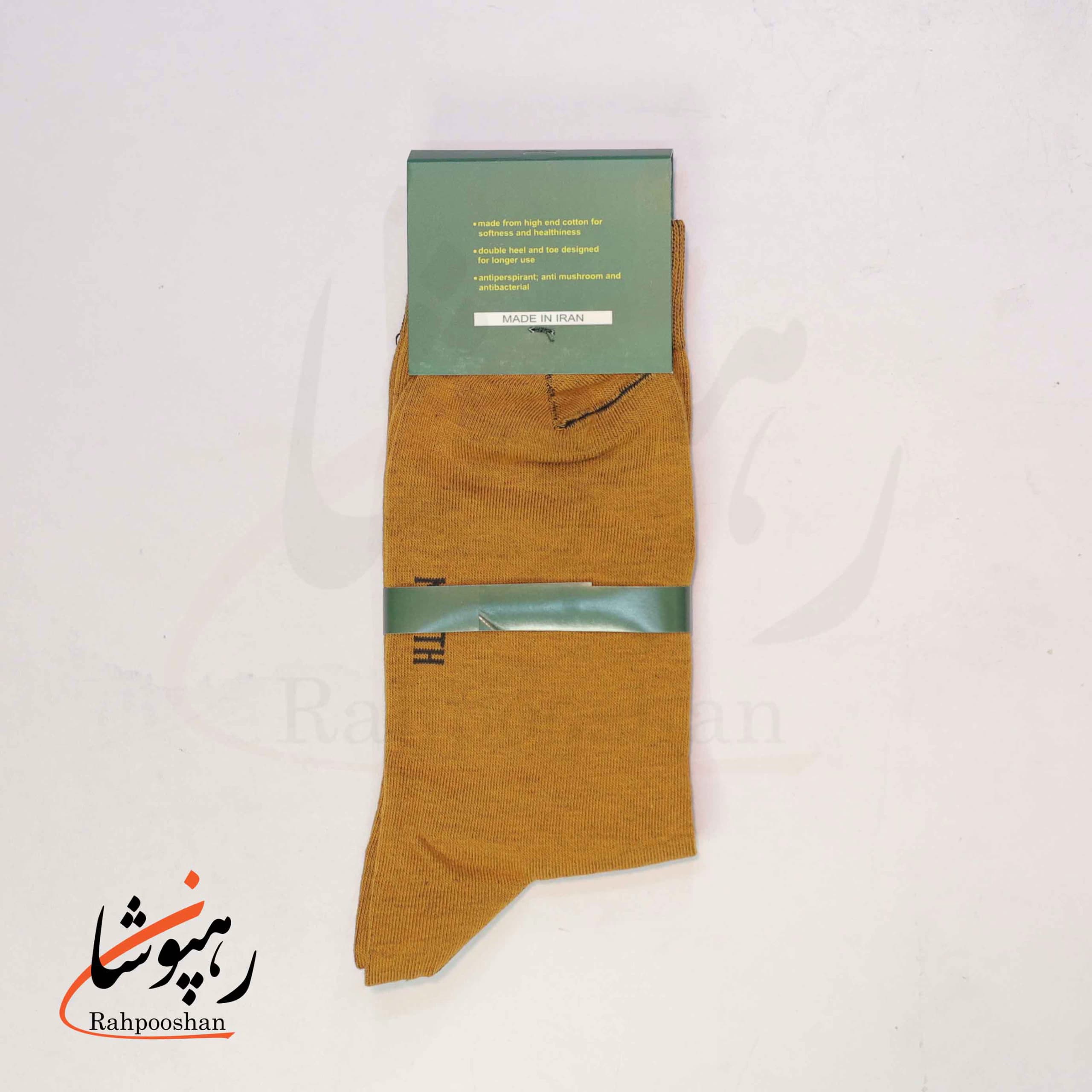 جوراب ساقدار 6 رنگ ساده نورث NORTH (پک 6 عددی)(320) — تصویر ۳