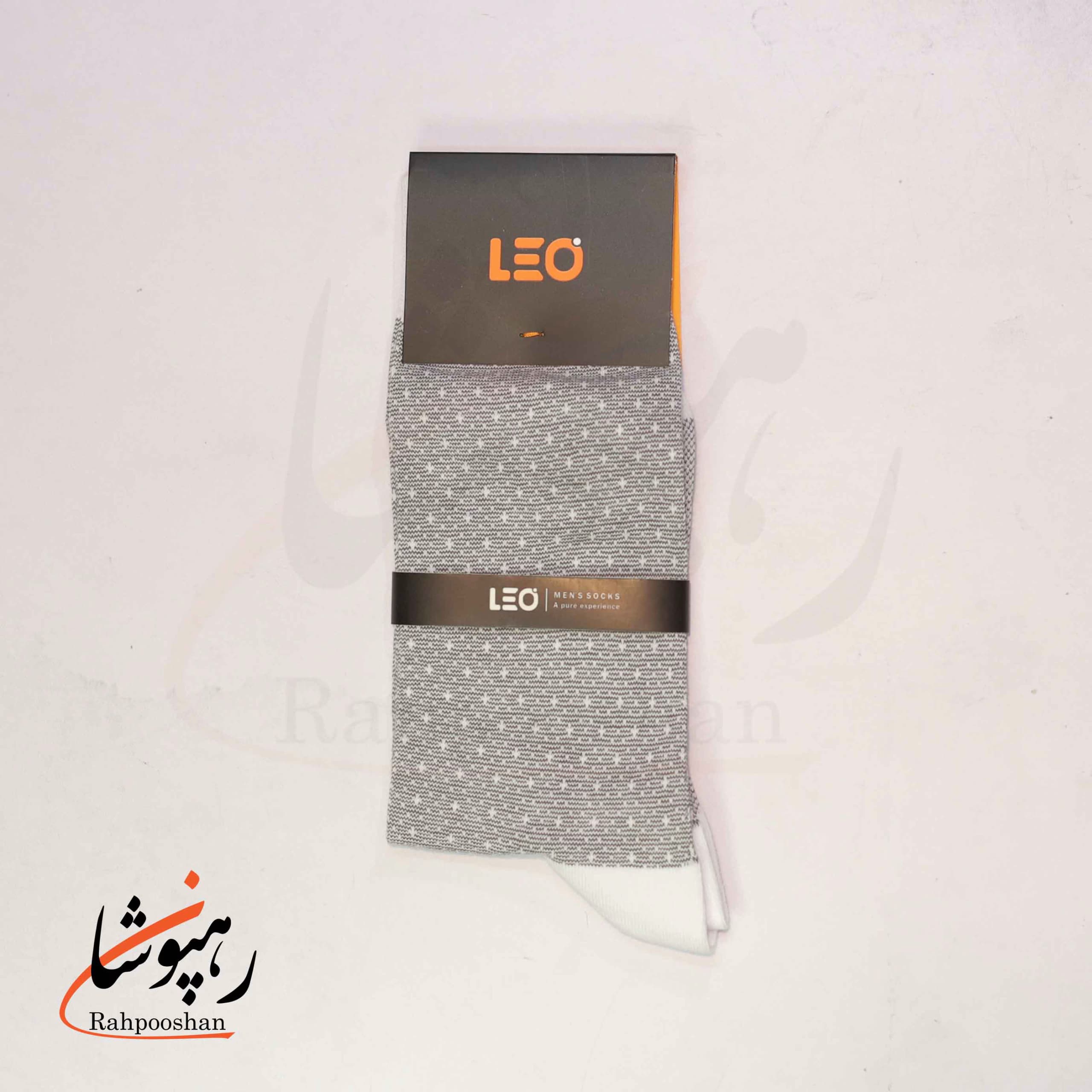 جوراب ساقدار دوفس سفید 6 طرح لئو LEO (پک 6 عددی)(101) — تصویر ۳
