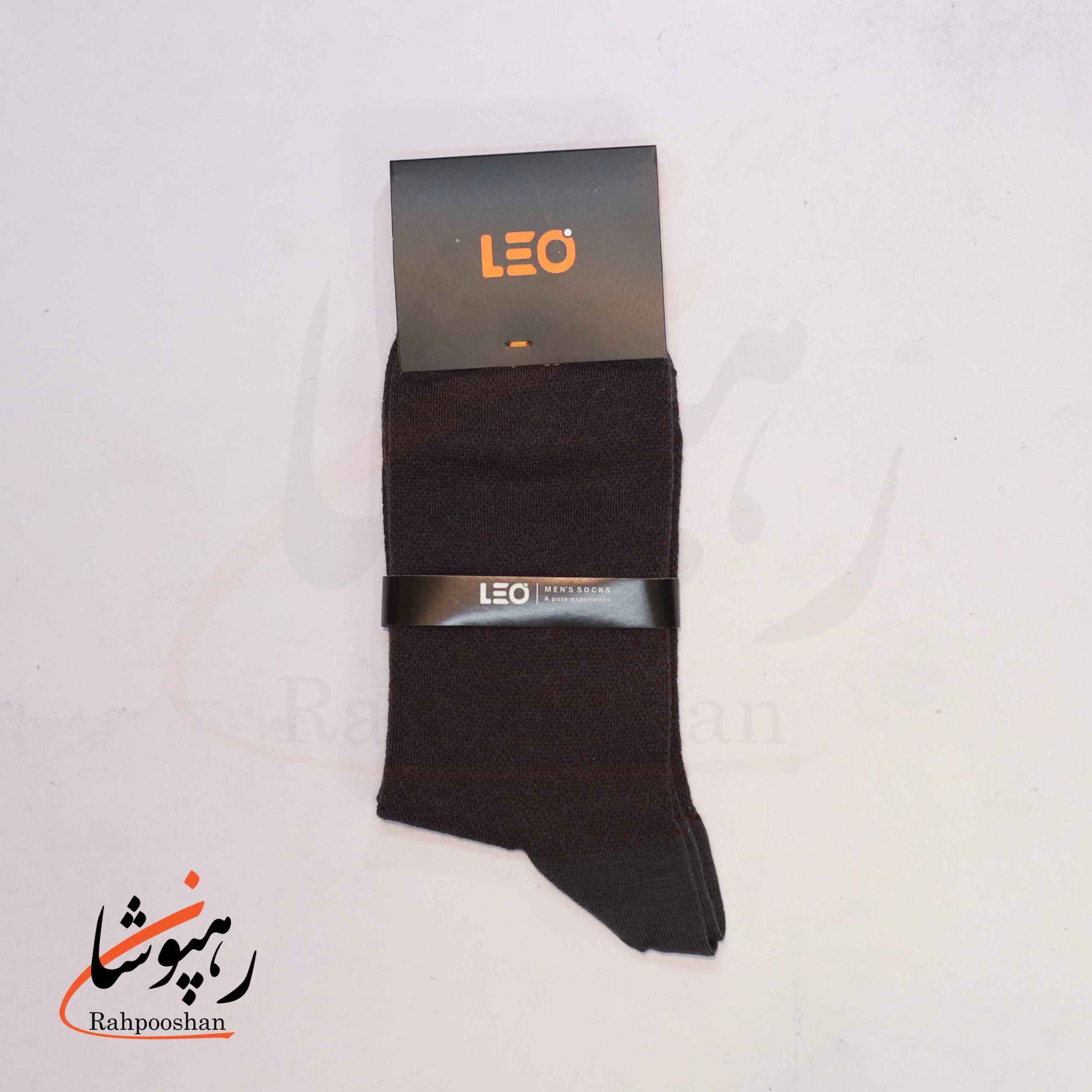 جوراب ساقدار دوفس سرمه ای دودی قهوه ای لئو LEO (پک 6 عددی)(128) — تصویر ۳
