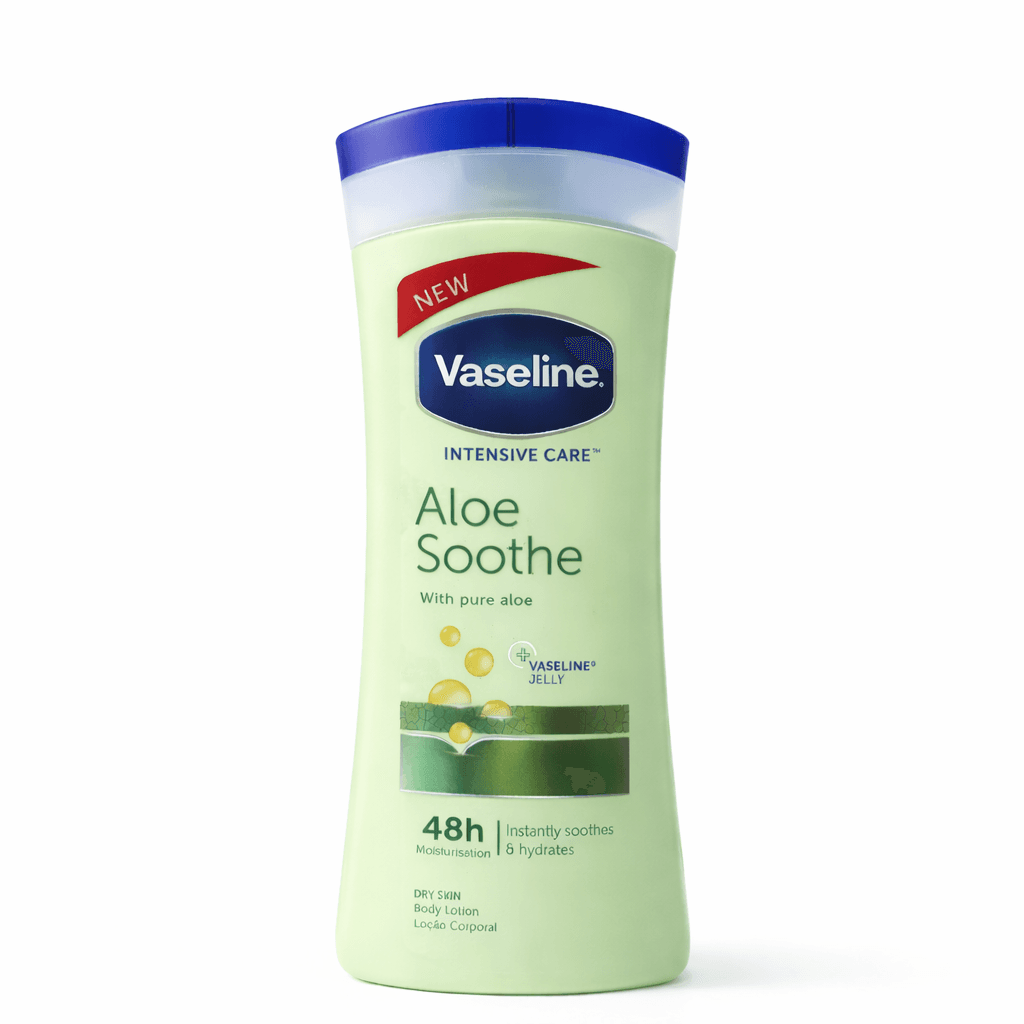 لوسیون بدن وازلین Intensive Care مدل Aloe Soothe – حجم ۴۰۰ میلی‌لیتر