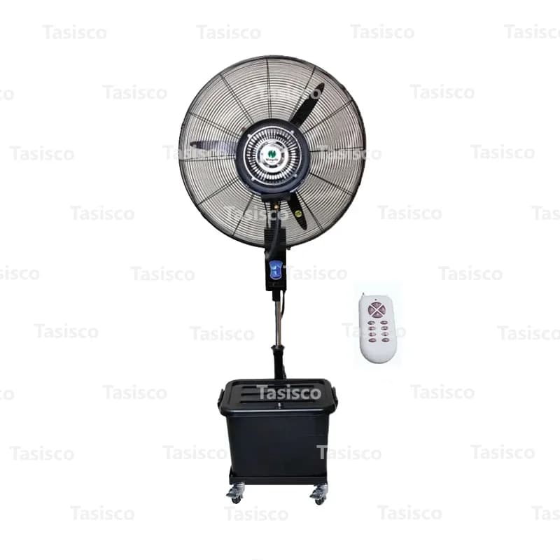 پنکه مه پاش ایستاده منگزی قطر 65 ریموت دار