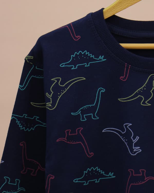 بلوز شلوار تمام چاپ dinosaur — تصویر ۵
