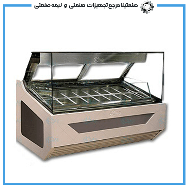 تاپینگ بستنی البرز ماشین مدل 16 کاسه