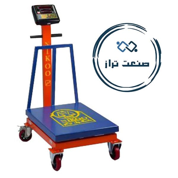 باسکول 700 کیلویی چرخدار نیکو