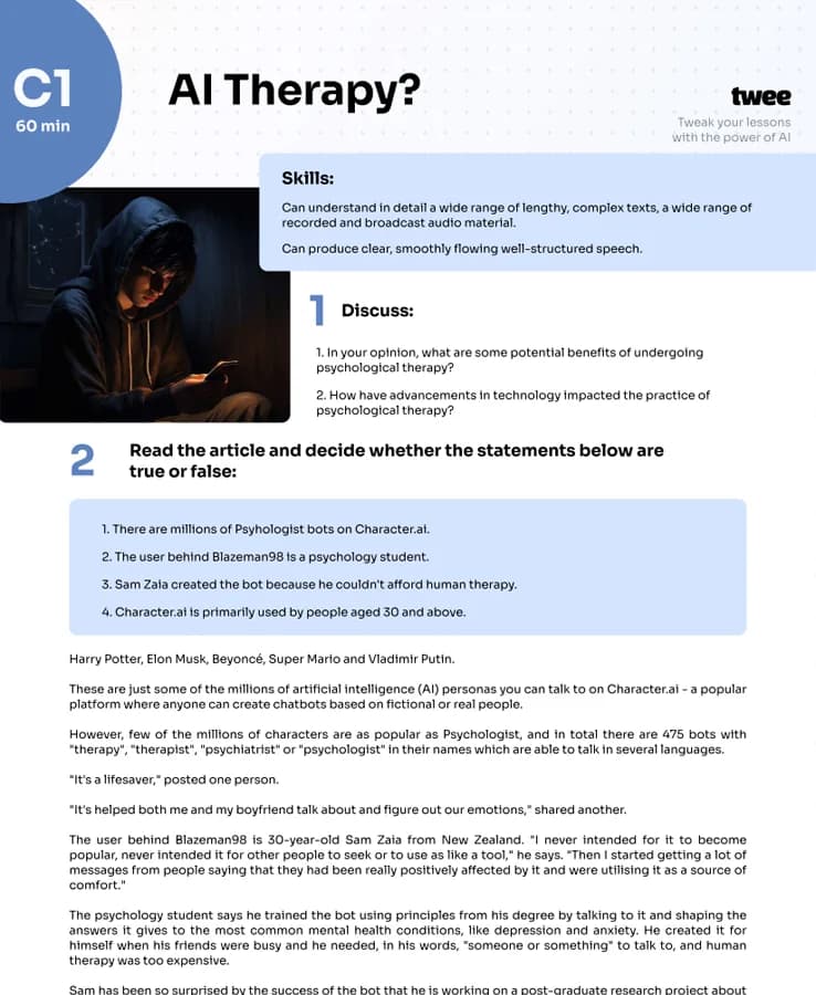 کتاب AI Therapy C1 نسخه انگلیسی PDF