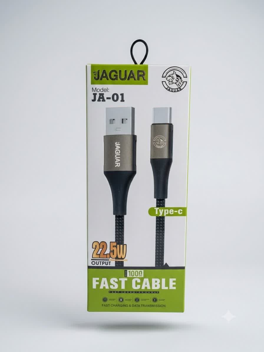 کابل شارژ تایپ سی جگوار مدل JA-01 — تصویر ۲