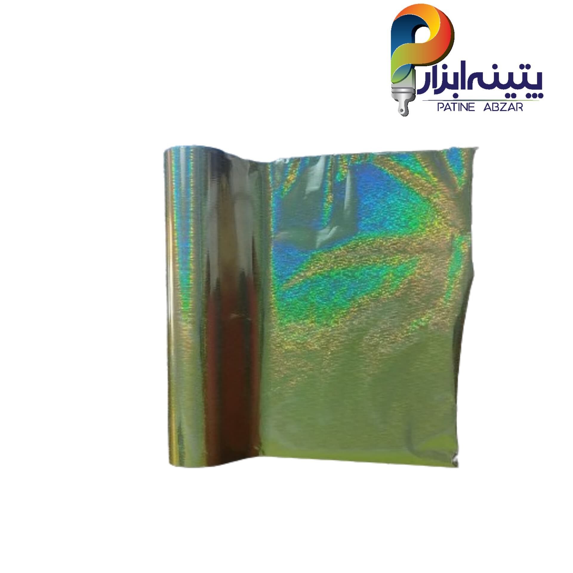 ورق توتکالی (فویل باند) رنگ طلایی لیزری عرض ۳۰