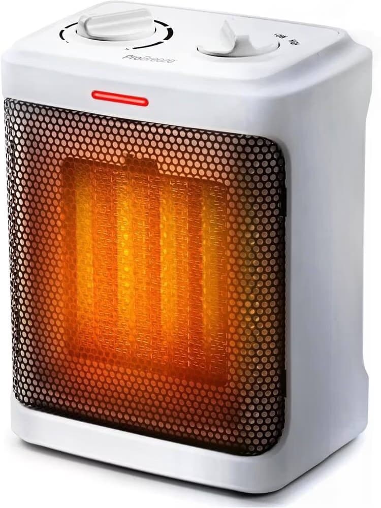 بخاری برقی فن‌دار مدل PTC‑906 توان 1500 وات — تصویر ۲