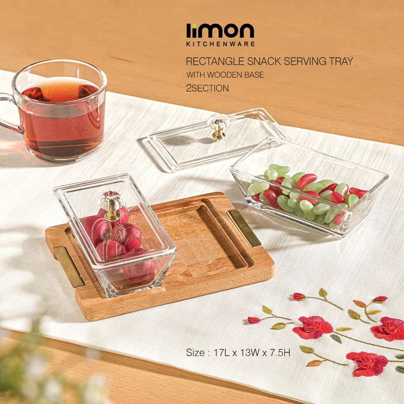 اردوخوری مستطیل 2خانه پایه چوبی — تصویر ۲