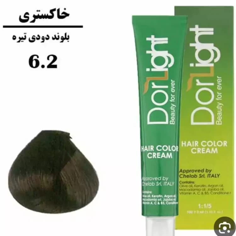 رنگ موی بلوند دودی تیره 6.2 دورلایت 100 میل