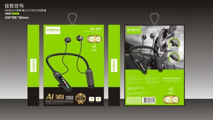 هندزفری گردنی مدل Oraimo KG-100