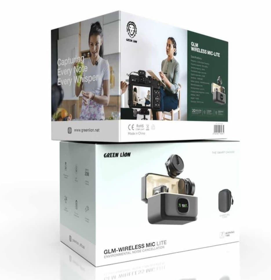 میکروفون بی سیم جی ال ام لایت گرین Green GLM-Wireless Mic Lite — تصویر ۳