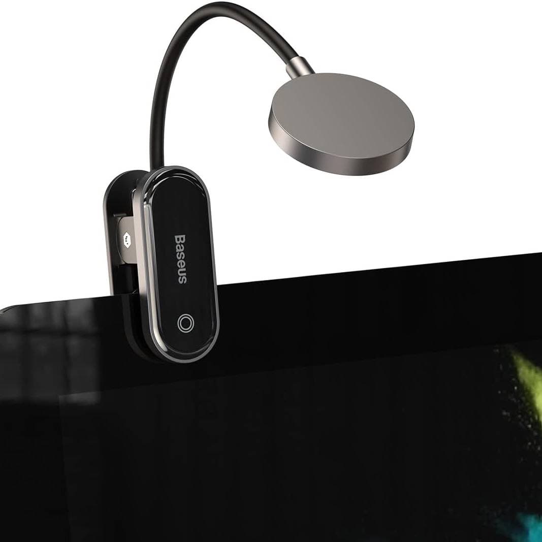 چراغ مطالعه گیرهای باسئوس mini clip lamp — تصویر ۴