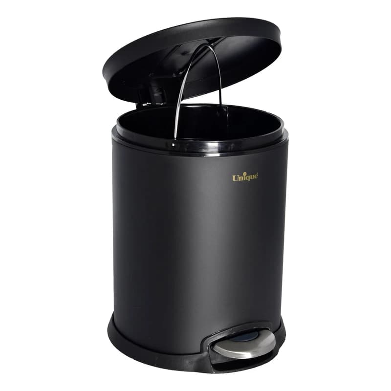 سطل زباله یونیک مدل UN-4210 حجم ۵ لیتر مشکی — تصویر ۵