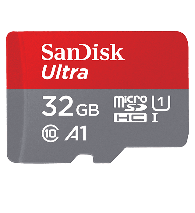 وقیمت کارت حافظه microSD سن دیسک مدل Ultra A1 کلاس 10 استاندارد UHS-I سرعت 120MBps ظرفیت 32 گیگابایت