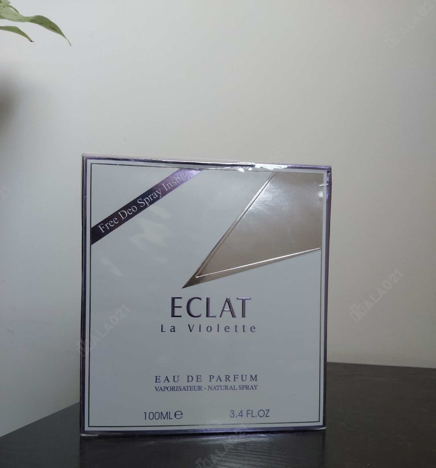 عطر ادوپرفیوم زنانه فراگرنس ورد مدل Eclat La Violette رایحه شیرین و خنک حجم ۱۰۰ میلی‌لیتر — تصویر ۲
