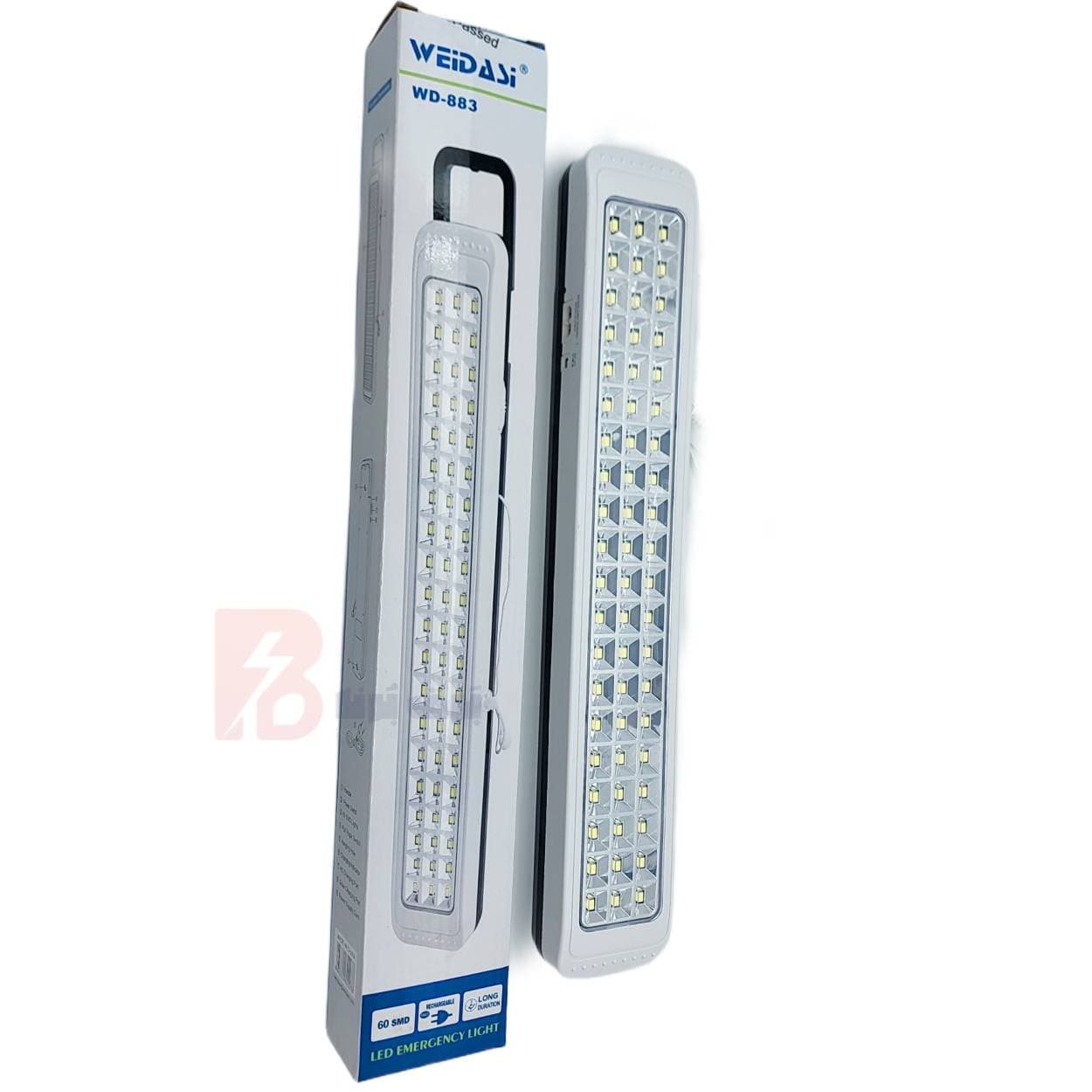 چراغ اضطراری 60 ال ای دی ویداسی WD-883