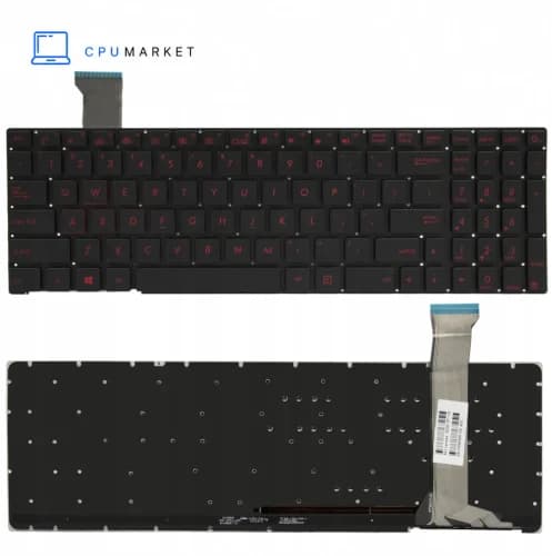 کیبورد لپ تاپ ایسوس Asus ROG GL552 GL552VL GL552V GL752 GL752VM — تصویر ۲