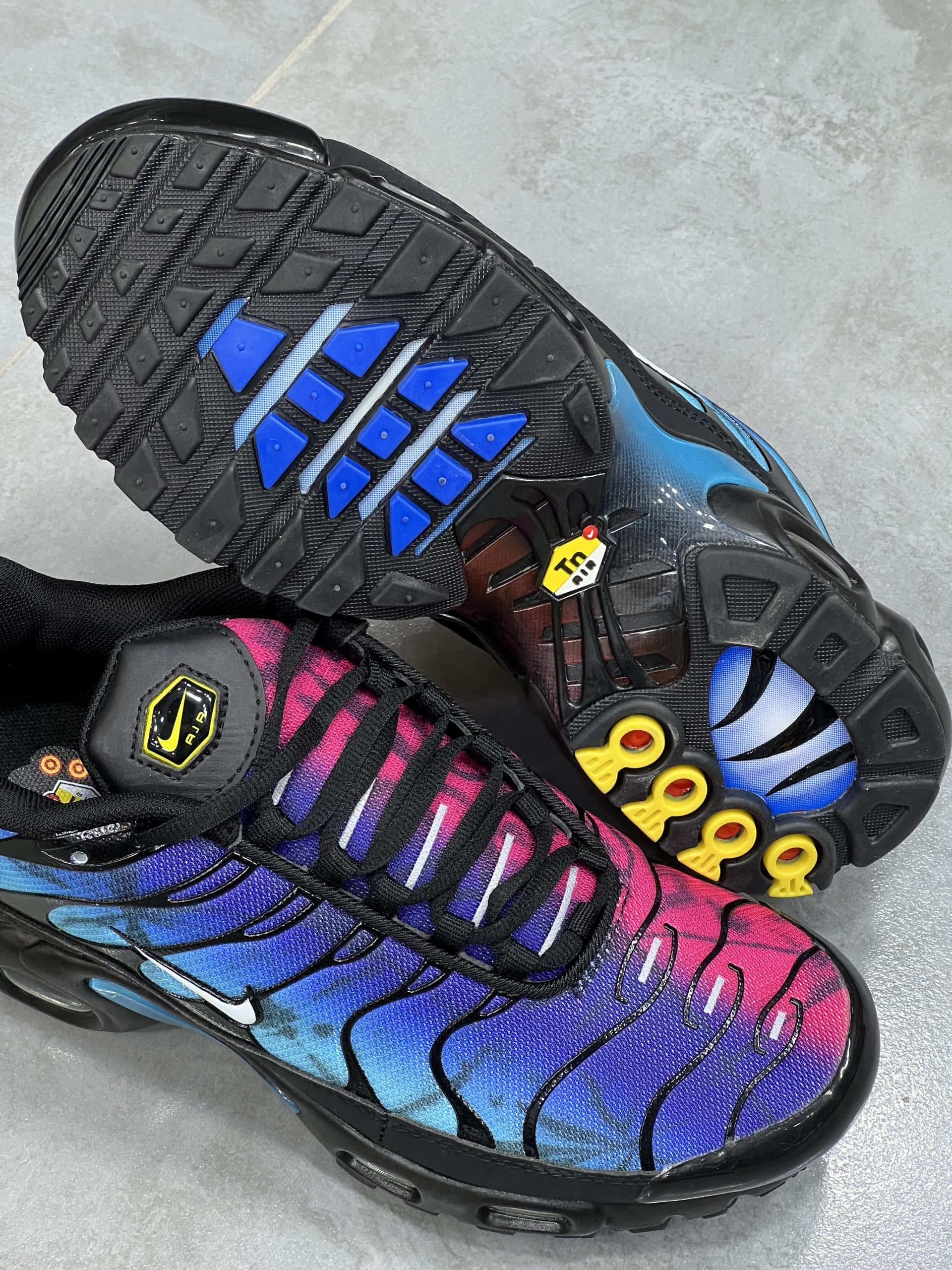 نایک ایرمکس تی ان بنفش آبی NIKE TN AIR MAX PLUS — تصویر ۴