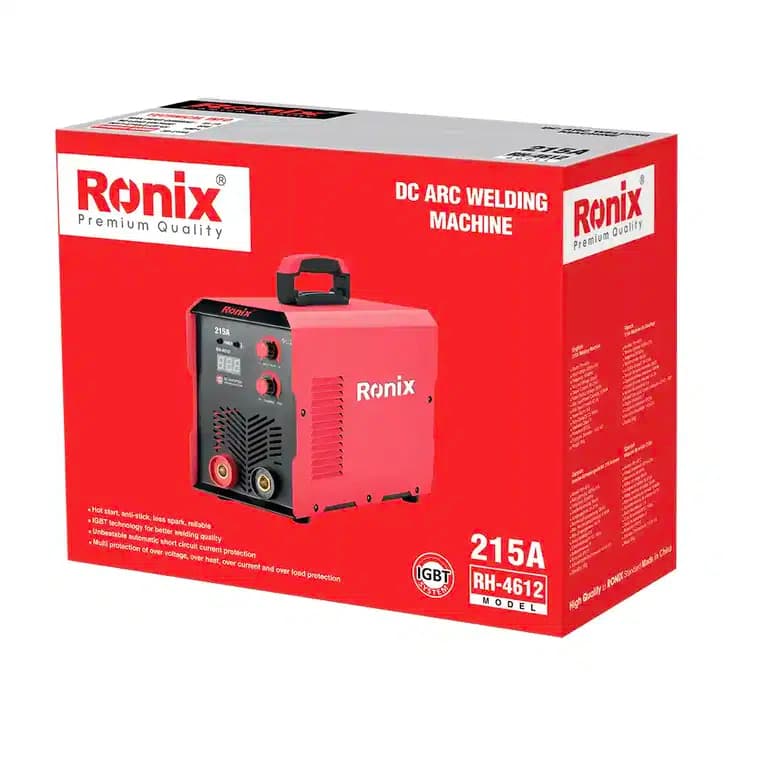 اینورتر جوشکاری رونیکس مدل RH-4612 ظرفیت ۲۱۵ آمپر — تصویر ۷