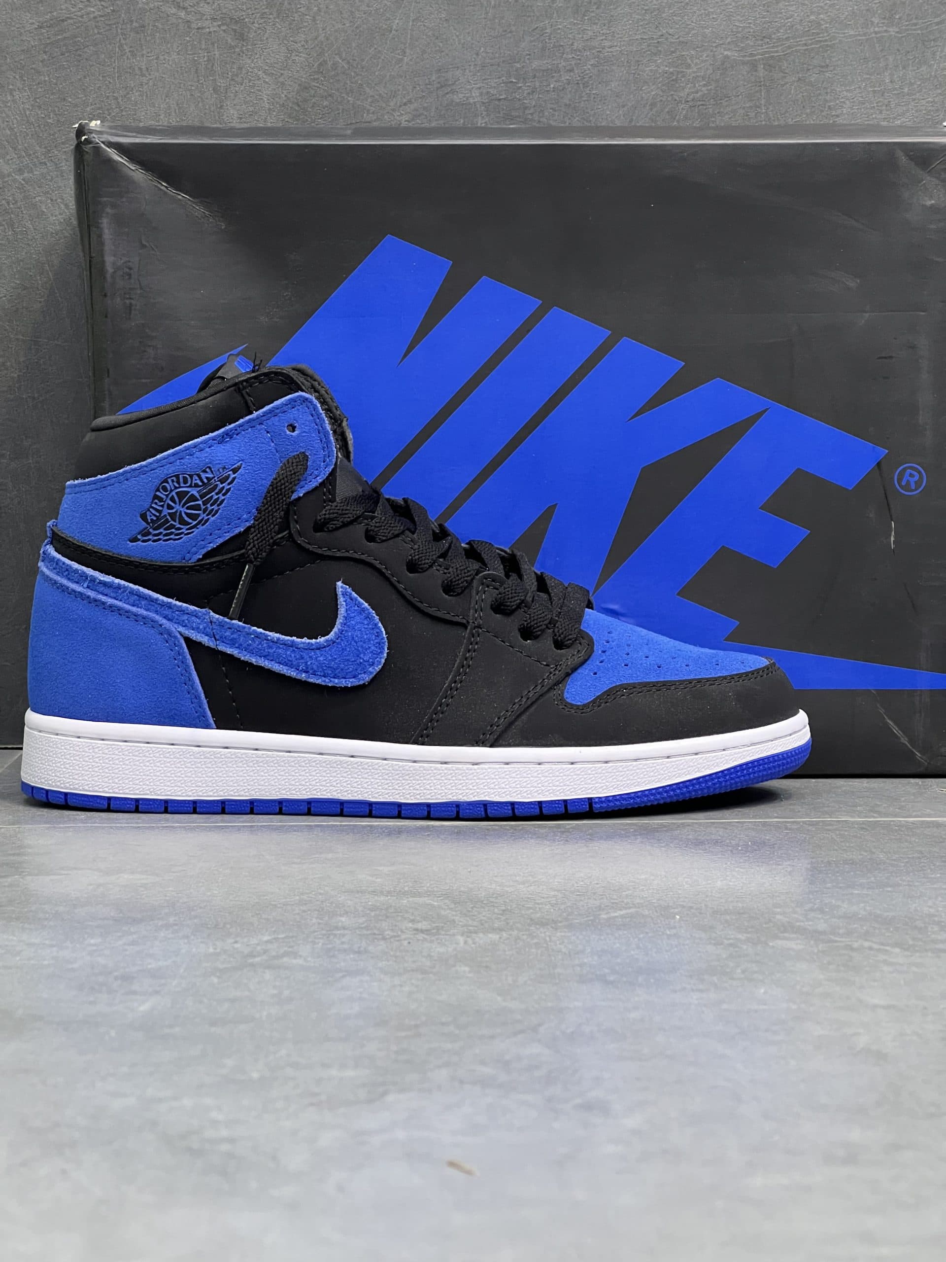 نایک ایر جردن ۱ های رویال ریمجن NIKE AIR JORDAN 1 HIGH ROYALE REIMAGINED