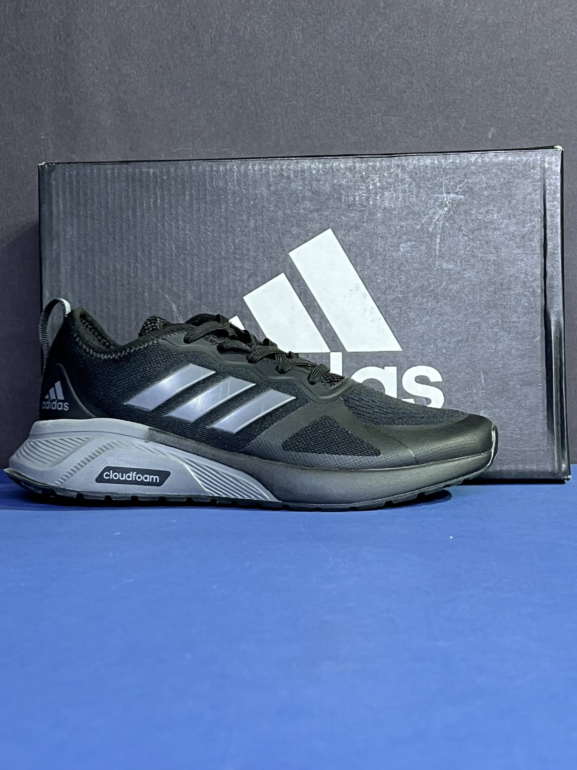 آدیداس کلود فوم مشکی طوسی ADIDAS CLOUD FOAM