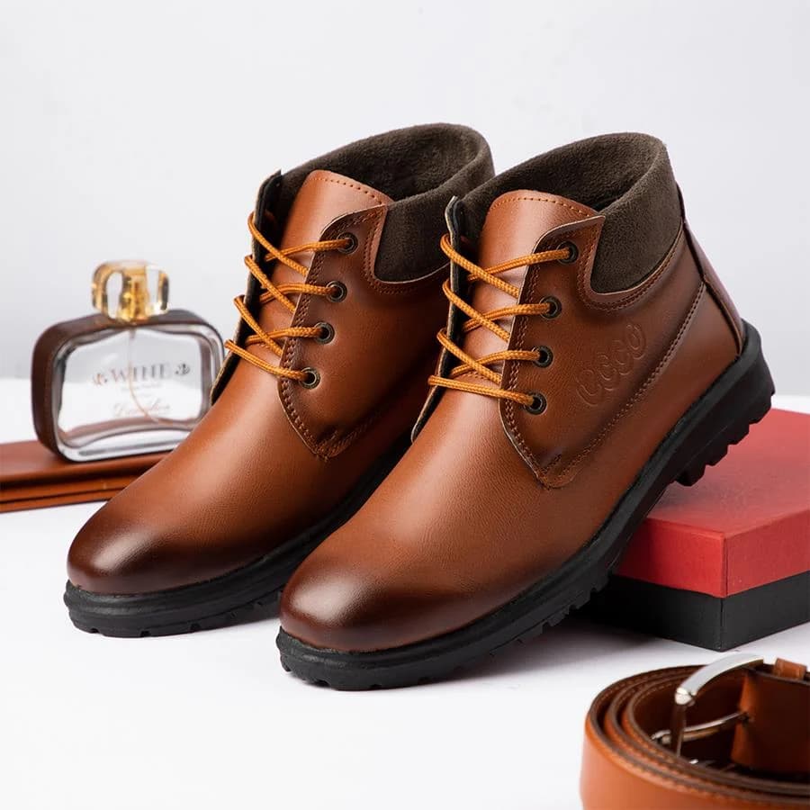 نیم بوت مردانه مدل Ecco Brown