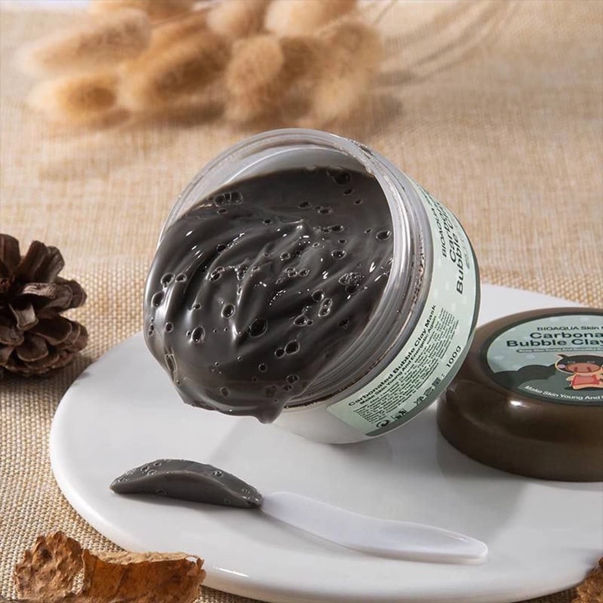 ماسک حبابی مرطوب کننده کربن Bioaqua
