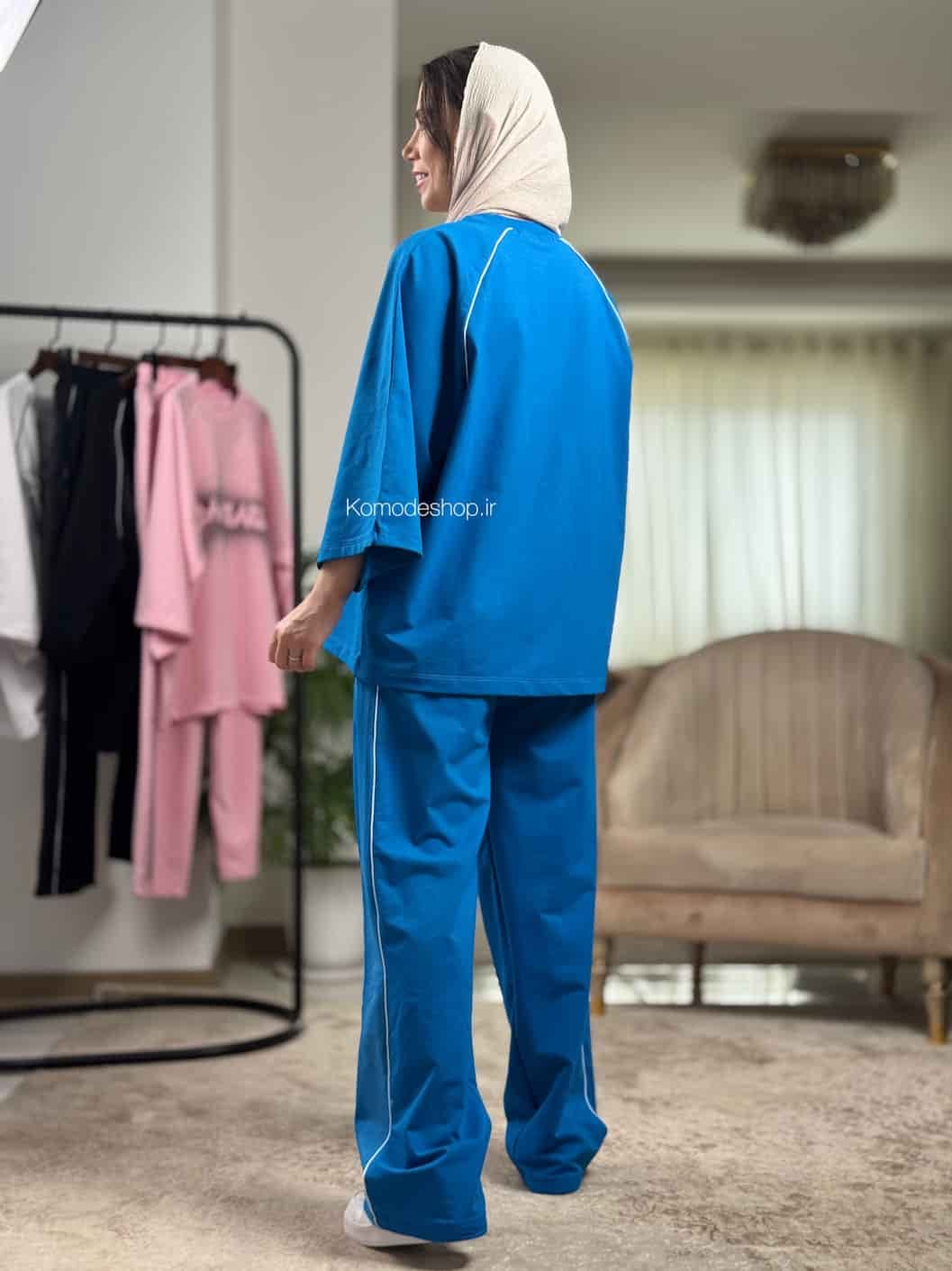 تیشرت شلوار پنبه بالنسیاگا پیسوله — تصویر ۴