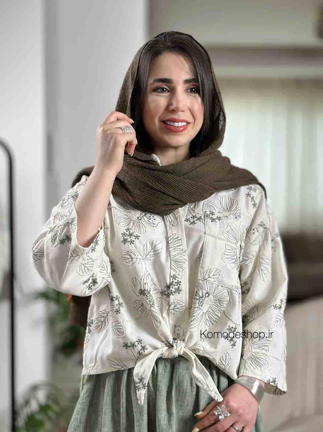 شومیز گره ای لیلیوم — تصویر ۶