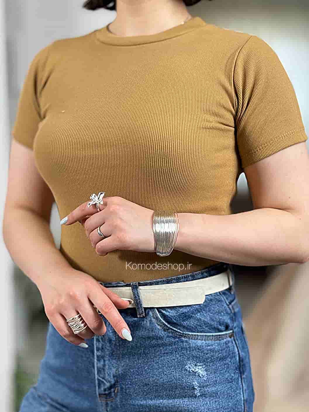 بادی آستین کوتاه کبریتی — تصویر ۳
