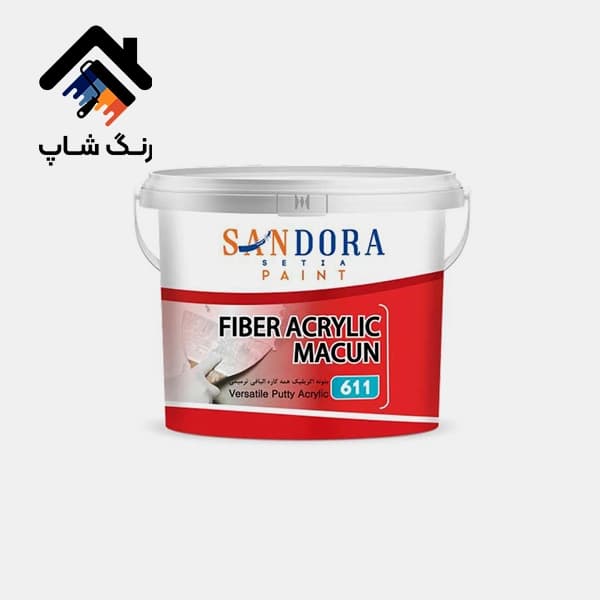 بتونه اکریلیک معجونی الیافی ساندورا کد 611