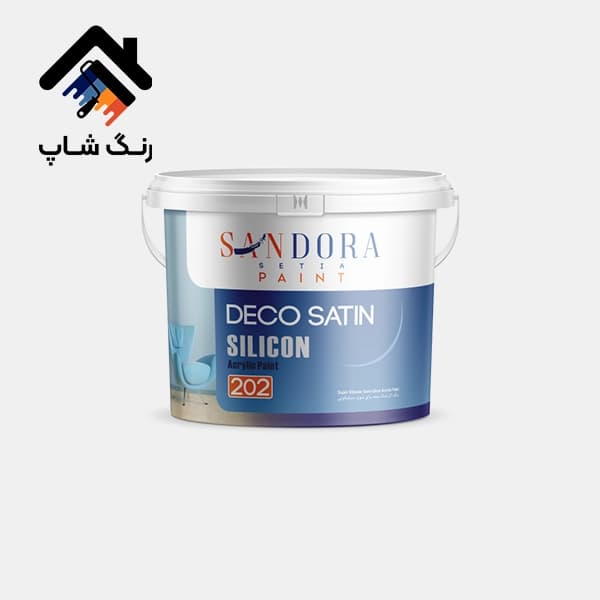 رنگ اکریلیک نیم براق دکوساتین ساندورا کد 202